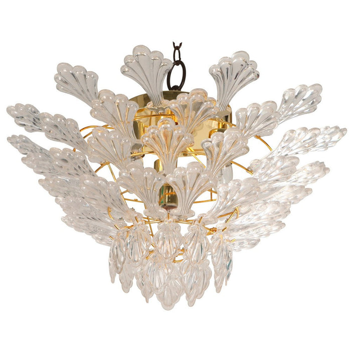 Lámpara de Techo Color Dorado 60W de 4 Luces