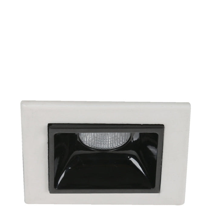 LAMP. LED TECHO BLANCO Y NEGRO 1L 3W 3000K