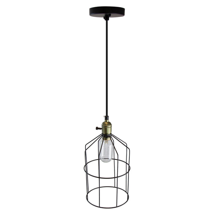 Lámpara Colgante, Negro, 1 Luz Piave