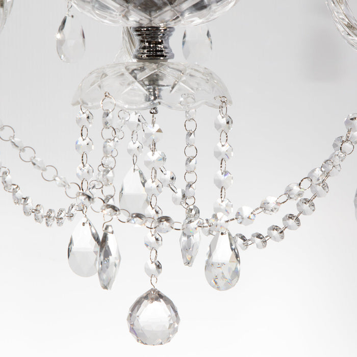 Lámpara Colgante Lumicentro Color Cromo 60 W de 3 Luces