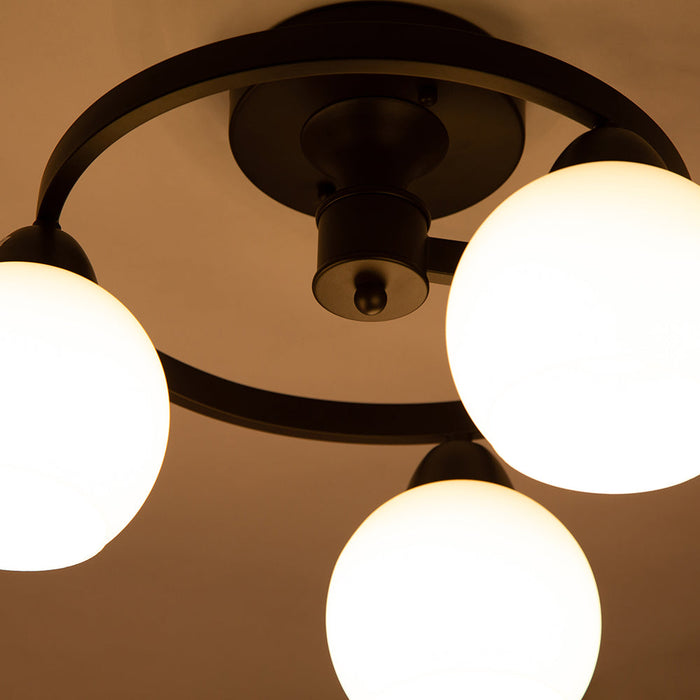 Lámpara de Techo Moderno Ike Lite Chocolate 40W E27 3 Luces