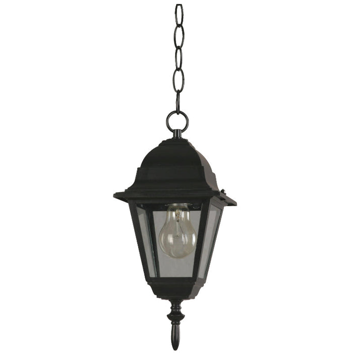 LAMP. EXT. COLGANTE NEGRO 1L E27 100W (CONVERTIBLE)
