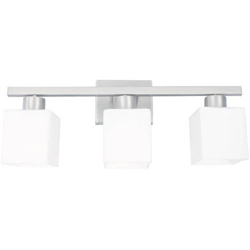 LAMP. PARED NÍQUEL SATINADO 3L E27 60W