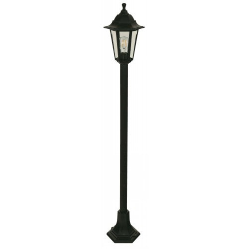 LAMP. EXT. POSTE NEGRO 1L E27 40W