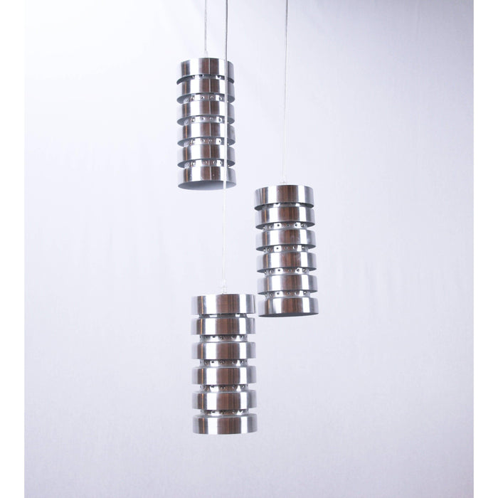 Lámpara Colgante Aluminio 3L E27 60W