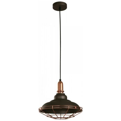 Lámpara Colgante Gris 1L E27 60W