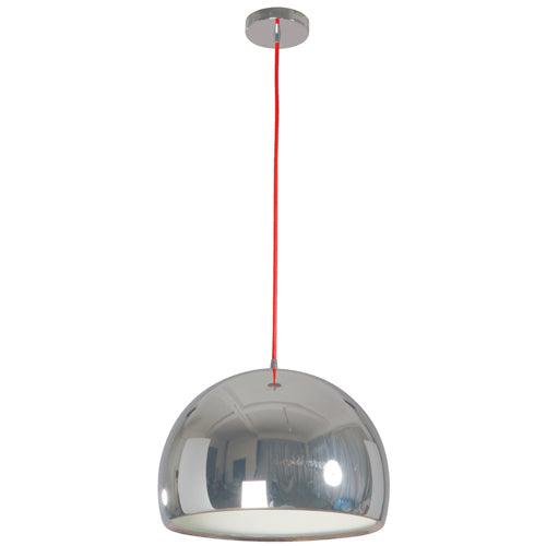 Lámpara Colgante Cromo 1L E27 60W