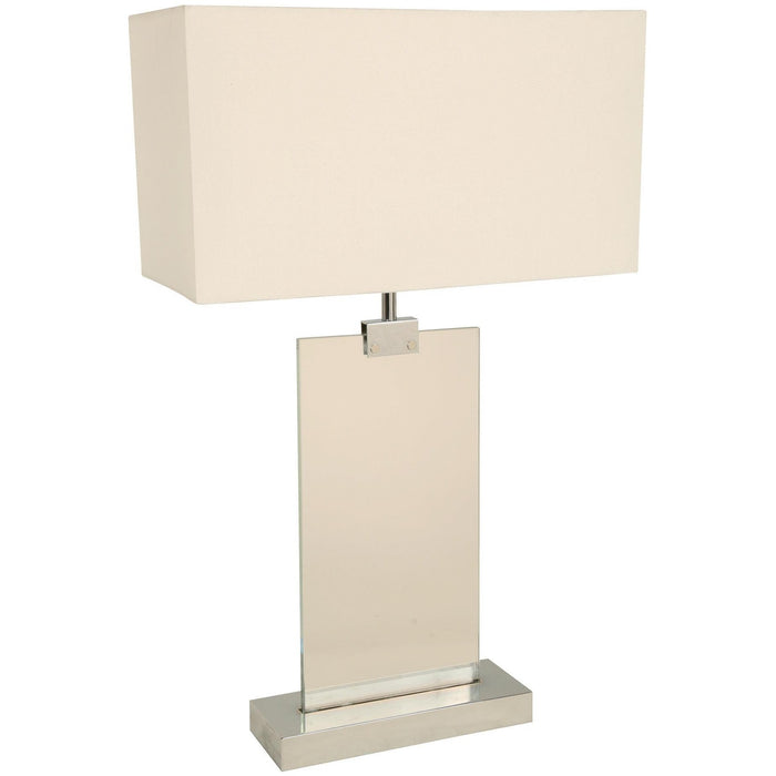 Lámpara Mesa Cromo 1L E27 60W