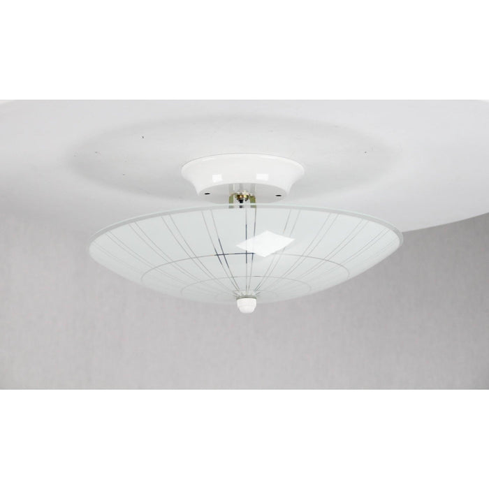 LAMP. TECHO BLANCO 2L E27 60W