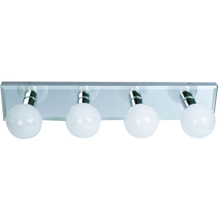 LAMP. PARED CROMO 4L E27 60W