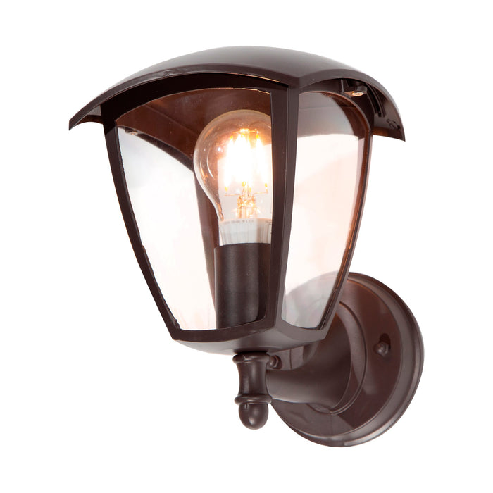 Lámpara de pared exterior, Chocolate 1L E27 40W