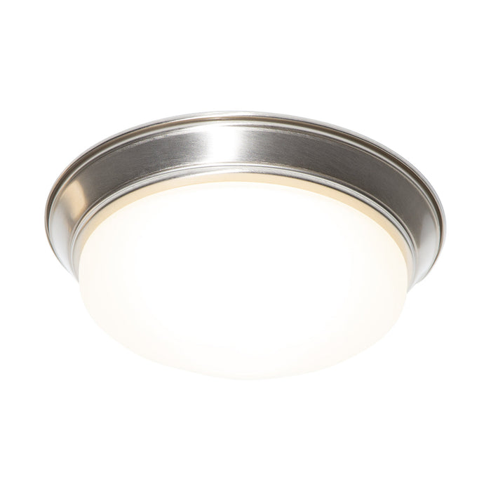 Lámpara De Techo Led 17w, Níquel Satinado, Luz Cálida 3000k