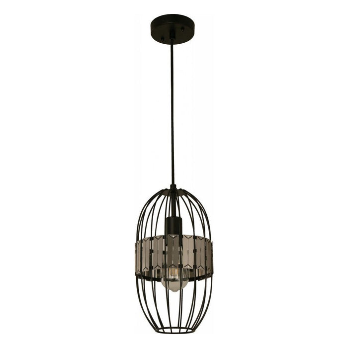 Lámpara Colgante Negro 1L E27 40W