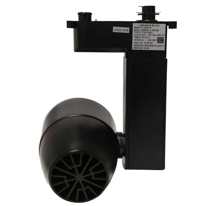 Lámpara de Riel Spotlight de 24 W Color Negro