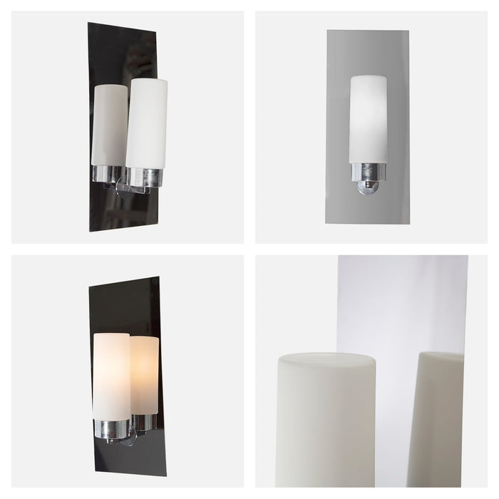 Lámpara de Pared Cromo E27 60W 1 Luz