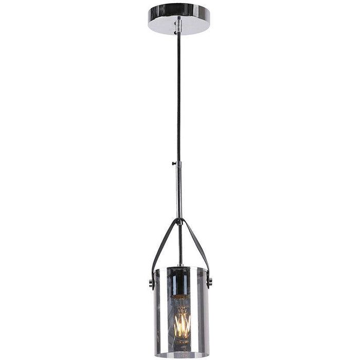 Lámpara Colgante Cromo 1L E27 60W