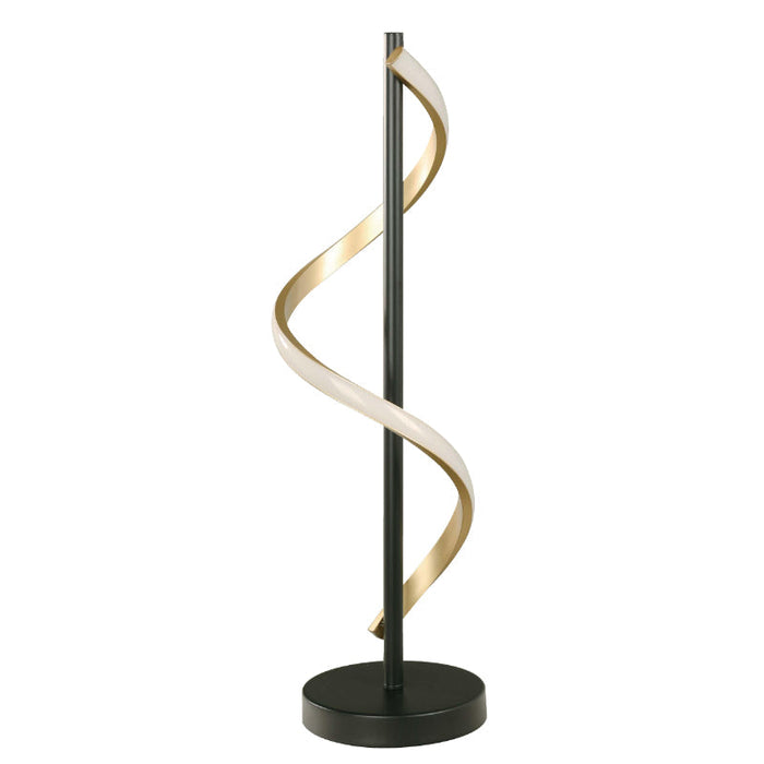 LAMP. LED MESA NEGRO Y DORADO 9W 3000K 100-240V