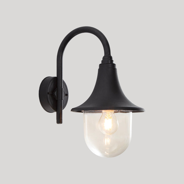 Aplique Pared Exteriores Farol Negro 60w E27 1 Luz
