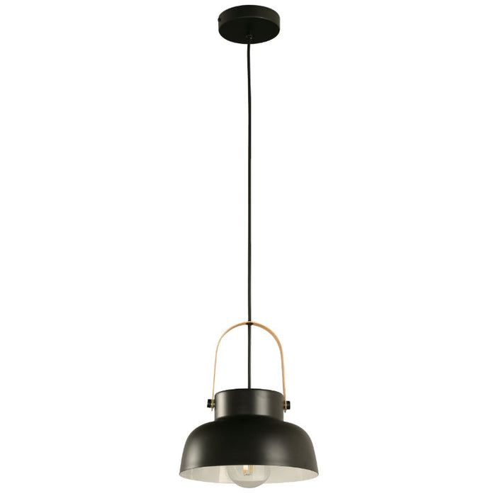 LAMP. COLGANTE NEGRO 1L E27 40W