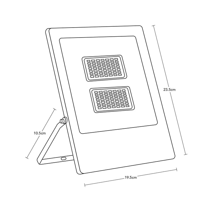 Lámpara Reflectora LED Exterior Arquitectonico 70w Luz Calida 6000k