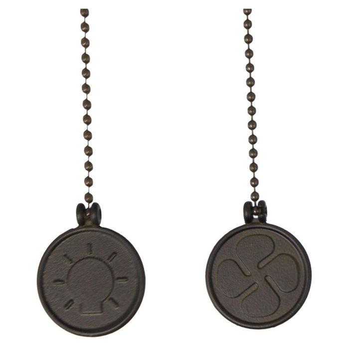 Ventilador Techo Chocolate Madera Oscura/ Caoba 2 Luces  52