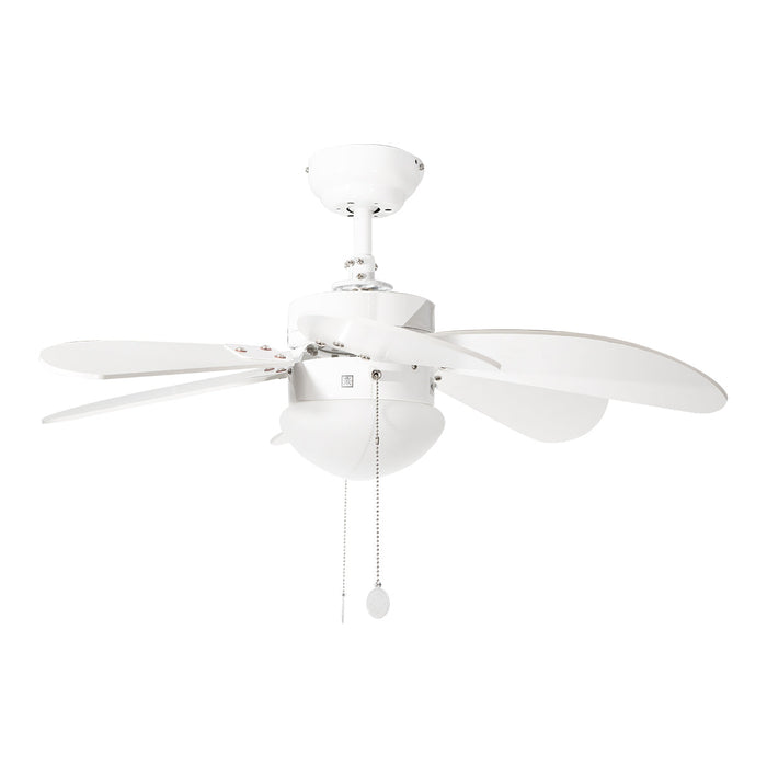 Ventilador de Techo "32 Blanco 6 Aspas 60w 3 Velocidades