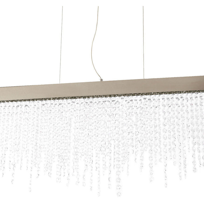 LAMP. LED COLGANTE CROMO 1L 24W 100-265V 3000K