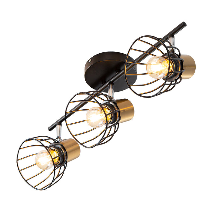 Riel 3 luces 40w E27