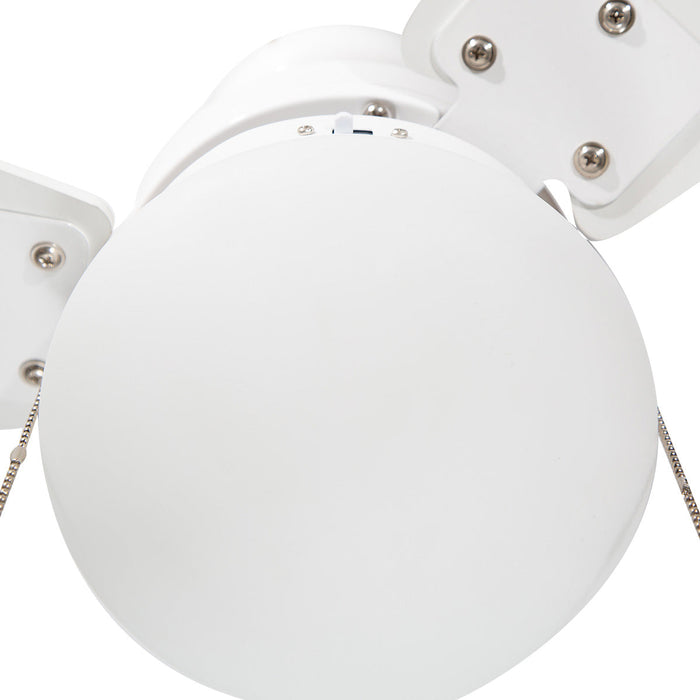 Ventilador de Techo 30" ARTFAN ABELLI Blanco 1 luz 60W E27