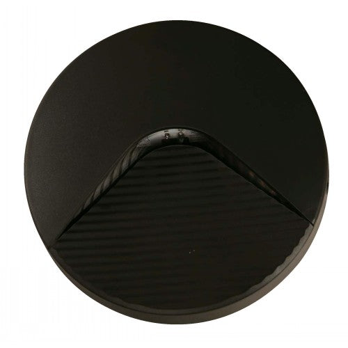 LAMP. LED EXT. PARED NEGRO 1L 2W 100-240V 3000K