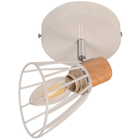 LAMP. TECHO REFLECTORA BLANCO 1L E14 40W