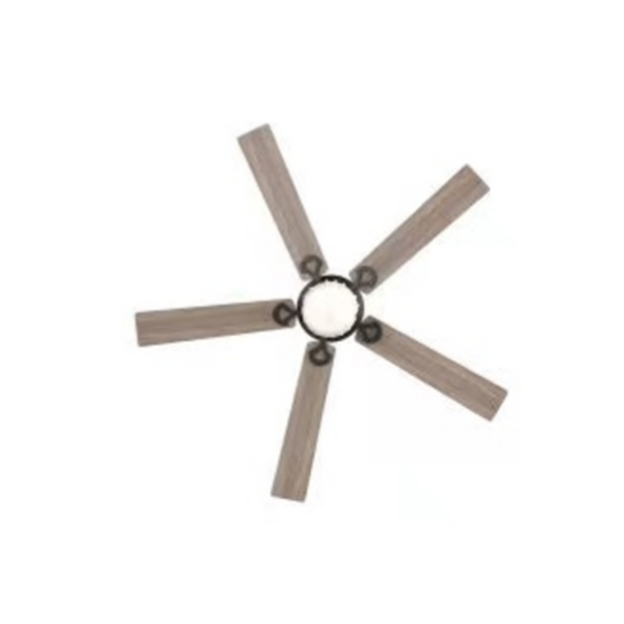 Ventilador de techo 52"  Negro Mate Reversible  con cadena de 3 Velocidades