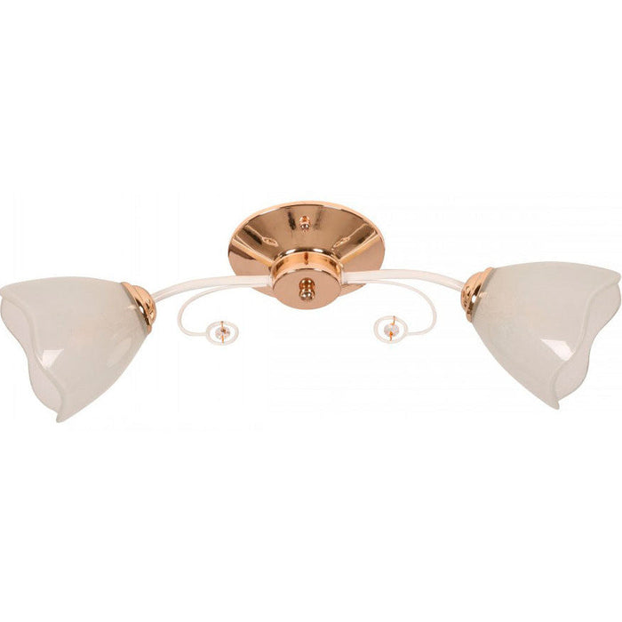 LAMP. TECHO DORADO 2L E27 60W
