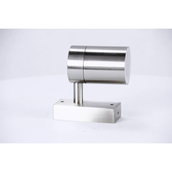 LAMP. EXT. PARED PLATEADO 1L GU10 35W I/B