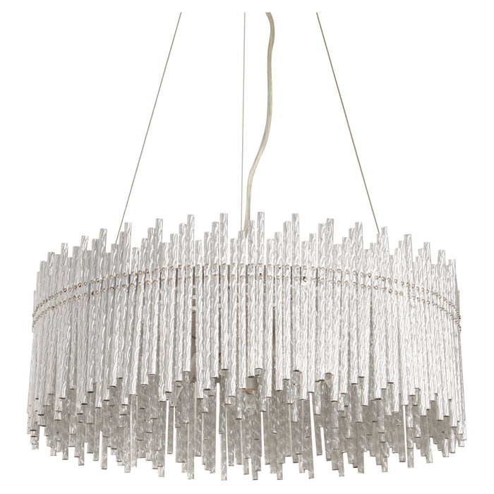 Lámpara Colgante Color Blanco Brillante 40 W de 8 Luces