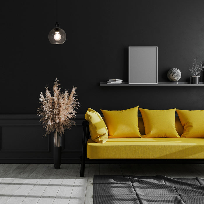 Lámpara Colgante Acabado en Negro Socket E27 40w 1 Luz