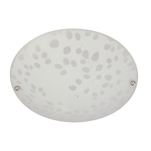 LAMP. TECHO NÍQUEL SATINADO 1L E27 60W