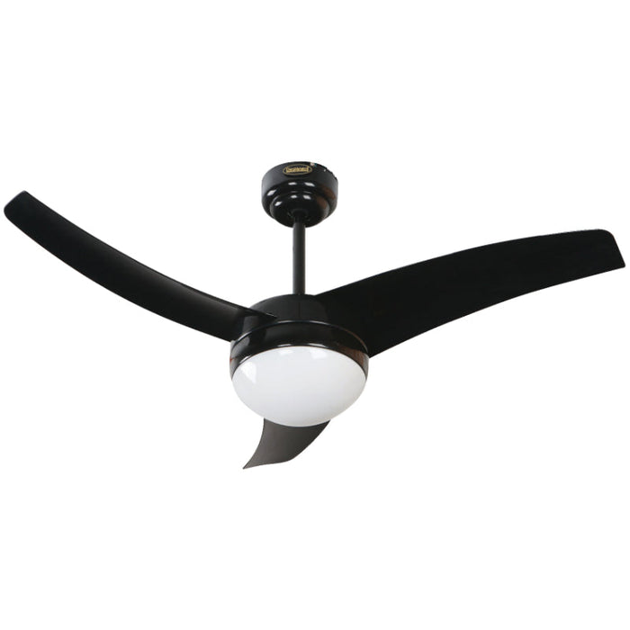 Ventilador De Techo 42" Negro 2L E27 40W Con Control De Pared