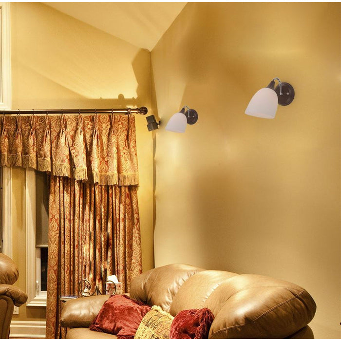 LAMP. PARED CHOCOLATE 1L E27 60W