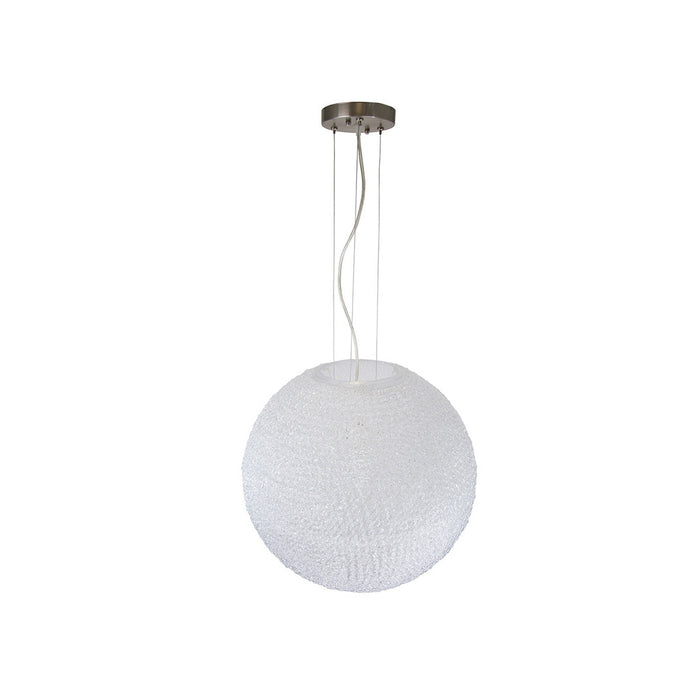 Lámpara Colgante Inlite Níquel Satinado 1 Luz