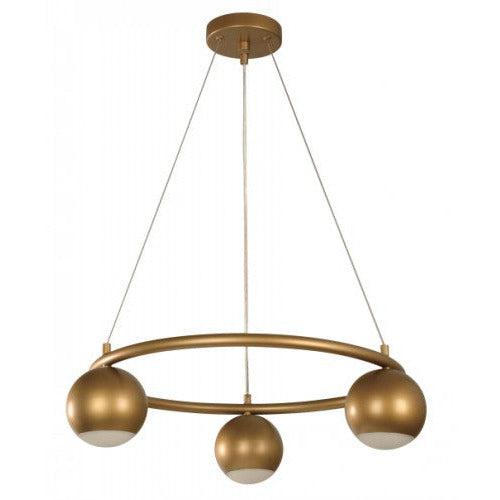 Lámpara Colgante Bronce 3L Gu10 8W
