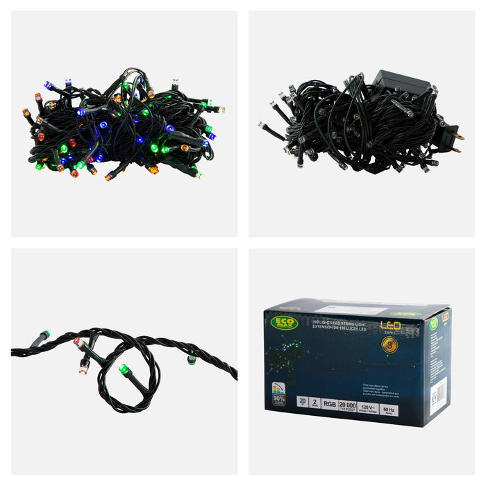 Tira navideña LED Luces de colores 120V 2w