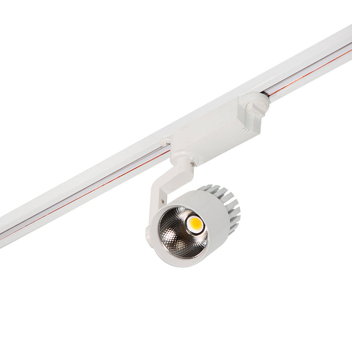 Kit 4 Lámpara de Techo Spot Riel LED Blanco 18w 4000k