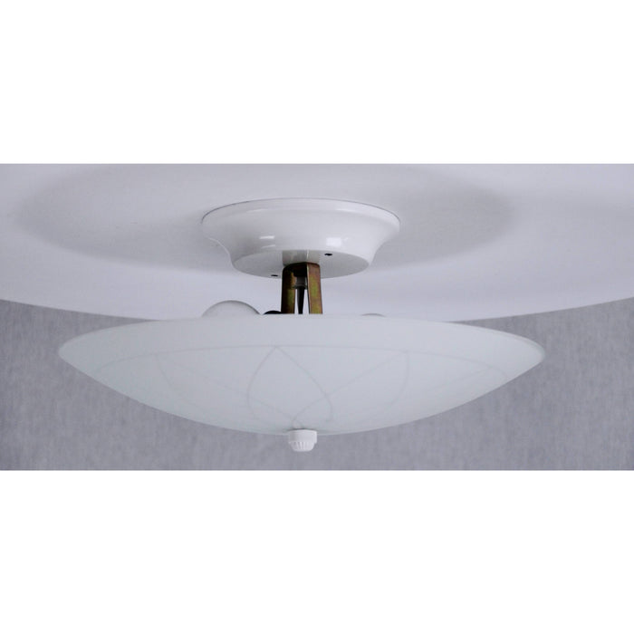 LAMP. TECHO BLANCO 2L E27 60W