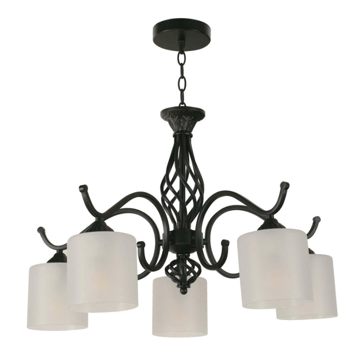 LAMP. COLGANTE NEGRO 5L E27 40W