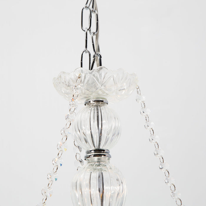 Lámpara Colgante Lumicentro Color Cromo 60 W de 3 Luces