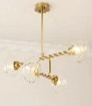 Lámpara de Techo Sputnik Oro Fránces E14 40w 4 Luces