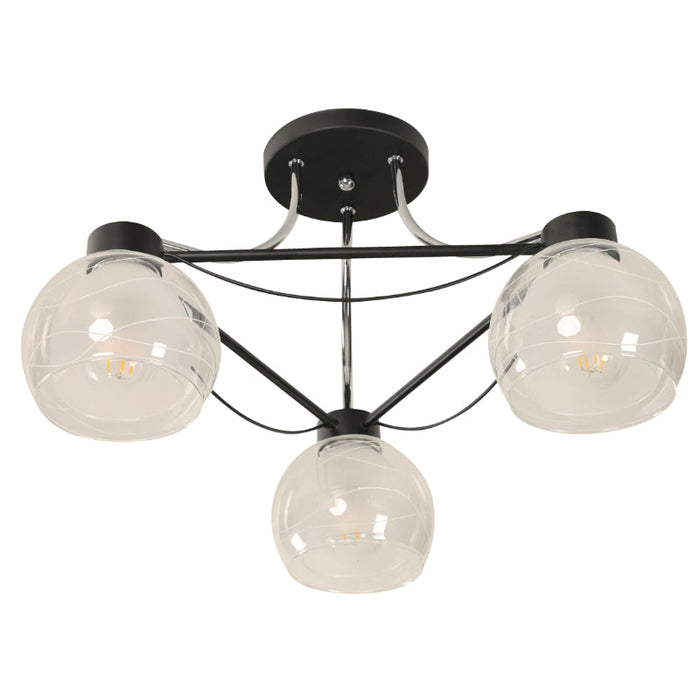 LAMP. TECHO NEGRO 3L E27 40W