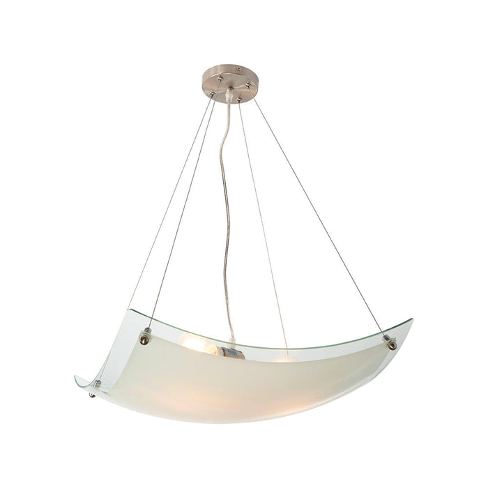 Lámpara Colgante Lumicentro Níquel Satinado 3 Luces 60W E27