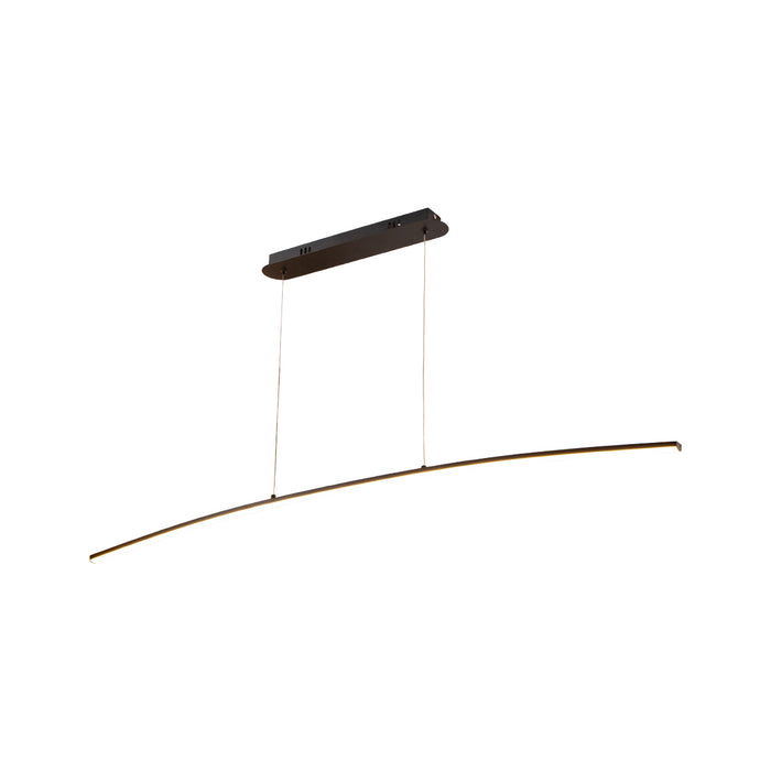 Lámpara colgante LED 4000K, acabado negro mate, 18W 1100 lm